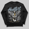 Jordan 13 “Blue Grey” DopeSkill Long Sleeve T-Shirt Heartless Graphic Streetwear - black