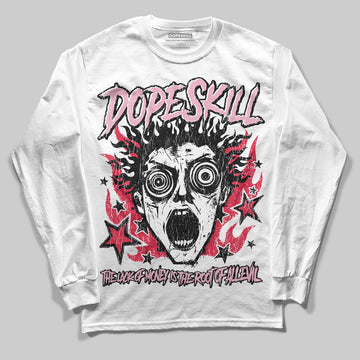 Dunk Low Valentine's Day (2026) DopeSkill Long Sleeve T-Shirt Root of Evil Graphic Streetwear - White