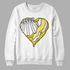 Jordan 11 Low 'Yellow Snakeskin' DopeSkill Sweatshirt Heart Jordan 11 Graphic Streetwear - White