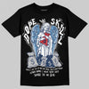 Jordan 4 SB “Summit White/Navy” DopeSkill T-Shirt Angels Graphic Streetwear - Black