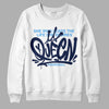 Jordan 3 "Midnight Navy" DopeSkill Sweatshirt Queen Graphic Streetwear - White 