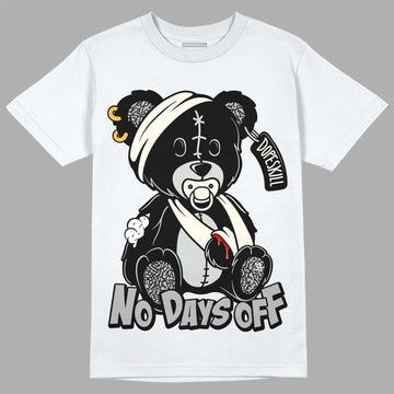 Jordan 3 “Off Noir” DopeSkill T-Shirt Hurt Bear Graphic Streetwear - White