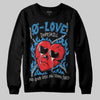 Jordan 3 Retro OG Rare Air DopeSkill Sweatshirt Crying Heart Graphic Streetwear - black