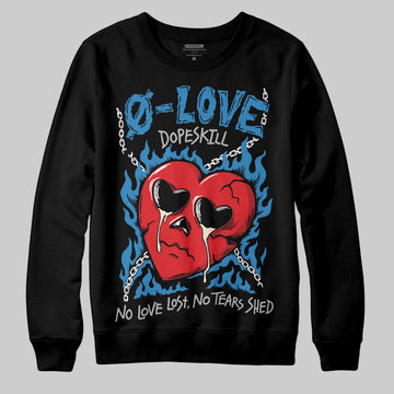 Jordan 3 Retro OG Rare Air DopeSkill Sweatshirt Crying Heart Graphic Streetwear - black