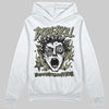 Olive Sneakers DopeSkill Hoodie Sweatshirt Root of Evil Graphic Streetwear - White
