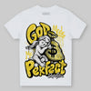 Jordan 11 Low 'Yellow Snakeskin' DopeSkill Toddler Kids T-shirt God Made Me Perfect Graphic Streetwear - White