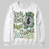 Foamposite Pro 'Pine Green' DopeSkill Sweatshirt Real Ones Move In Silence Graphic Streetwear - White