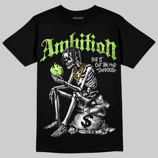 Foamposite One "Phantom/Barely Volt" DopeSkill T-Shirt Ambition Graphic Streetwear - black
