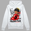 Black and White Sneakers DopeSkill Hoodie Sweatshirt Heaven Sent Graphic Streetwear - White 