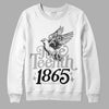 Jordan 3 “Off Noir” DopeSkill Sweatshirt Juneteenth 1865 Graphic Streetwear - White