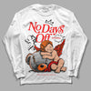 Jordan 1 Retro High OG "Satin Bred" DopeSkill Long Sleeve T-Shirt New No Days Off Graphic Streetwear - White