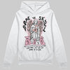 AMIRI White & Pink Stars Court Sneakers DopeSkill Hoodie Sweatshirt Angels Graphic Streetwear - White