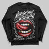 Jordan 3 OG “Black Cement” DopeSkill Long Sleeve T-Shirt Lick My Kicks Graphic Streetwear - Black