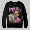 Pink Sneakers DopeSkill Sweatshirt Money Loves Me Graphic Streetwear - Black