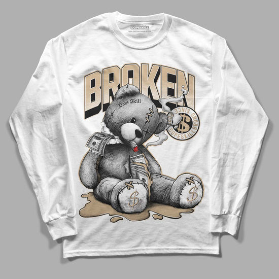 TAN Sneakers DopeSkill Long Sleeve T-Shirt Sick Bear Graphic Streetwear - White