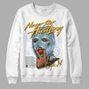 Jordan 13 “Blue Grey” DopeSkill Sweatshirt Never Stop Hustling Graphic Streetwear - White 