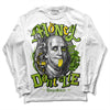 Dunk Low 'Chlorophyll' DopeSkill Long Sleeve T-Shirt Money Don't Lie Graphic Streetwear - White 