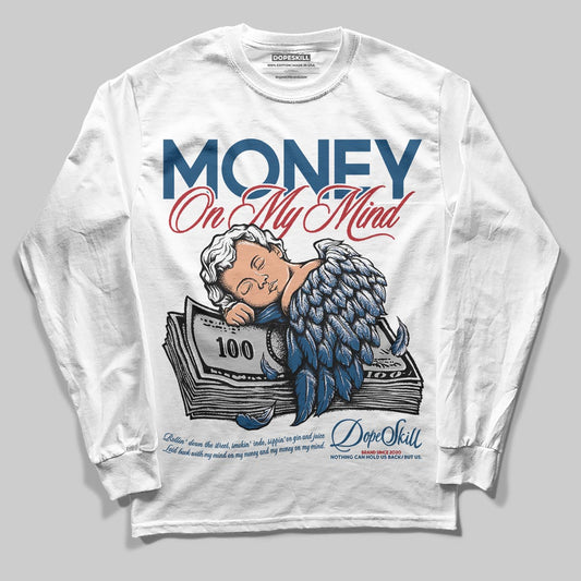 Jordan 12 Retro French Blue (2025) DopeSkill Long Sleeve T-Shirt MOMM Graphic Streetwear
