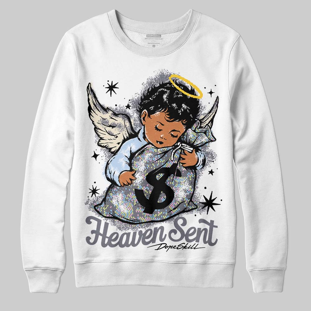 Jordan 11 Low CNY “Year of the Snake” DopeSkill Sweatshirt Heaven Sent Graphic Streetwear - White