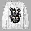 Jordan 3 “Off Noir” DopeSkill Sweatshirt New Double Bear Graphic Streetwear - White