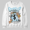 Vans Knu Stack Vintage Satin Dream Blue DopeSkill Sweatshirt Money Bag Coming Up Graphic Streetwear - WHite