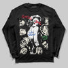 Jordan 11 Retro 285 Atlanta DopeSkill Long Sleeve T-Shirt Built Different Graphic Streetwear - Black