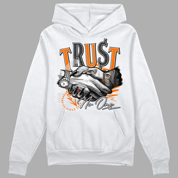 Dunk Low 'Magma Orange DopeSkill Hoodie Sweatshirt Trust No One Graphic Streetwear - White