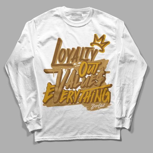 Jordan 13 Wheat 2023 DopeSkill Long Sleeve T-Shirt LOVE Graphic Streetwear - White