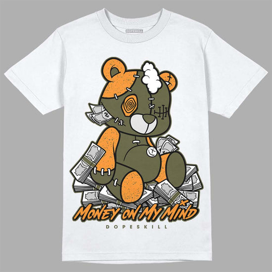 Jordan 5 "Olive" DopeSkill T-Shirt MOMM Bear Graphic Streetwear - White 