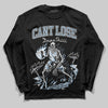 Jordan 40 “Blue Suede” DopeSkill Long Sleeve T-Shirt Cant Lose Graphic Streetwear - Black