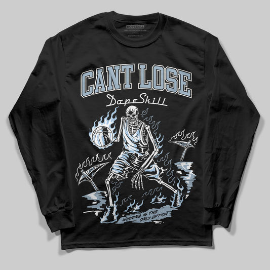 Jordan 40 “Blue Suede” DopeSkill Long Sleeve T-Shirt Cant Lose Graphic Streetwear - Black