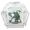 Jordan 1 High OG Green Glow DopeSkill Long Sleeve T-Shirt VERSUS Graphic Streetwear - White