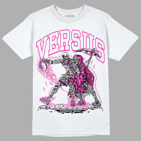 Pink Sneakers DopeSkill T-Shirt VERSUS Graphic Streetwear - White