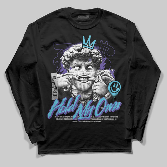 Jordan 8 Retro 'Aqua' 2025 DopeSkill Long Sleeve T-Shirt In My Way Graphic Streetwear - Black