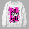 Dunk Low GS “Active Fuchsia” DopeSkill Sweatshirt New Paid In Full Graphic Streetwear - White