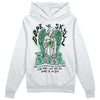 Jordan 1 High OG Green Glow DopeSkill Hoodie Sweatshirt Angels Graphic Streetwear - White