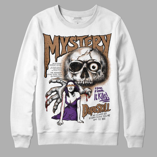 Jordan 6 WMNS Gore-Tex Brown Kelp DopeSkill Sweatshirt Mystery Ghostly Grasp Graphic Streetwear - White