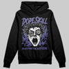Jordan 4 Retro Lakers DopeSkill Hoodie Sweatshirt Root of Evil Graphic Streetwear - Black