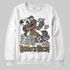 Jordan 4 Retro Cave Stone DopeSkill Sweatshirt Born To Be Rich Graphic Streetwear - White 
