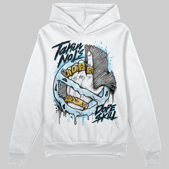 Jordan 11 Retro Legend Blue DopeSkill Hoodie Sweatshirt Takin No L's Graphic Streetwear - White