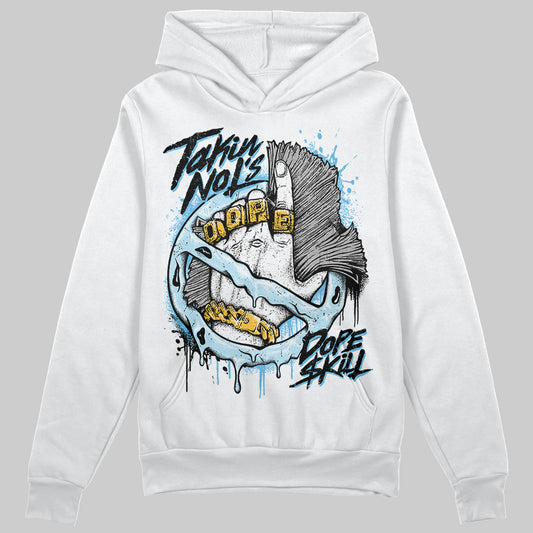 Jordan 11 Retro Legend Blue DopeSkill Hoodie Sweatshirt Takin No L's Graphic Streetwear - White