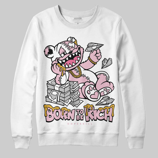 Jordan 5 OG “35th Anniversary” DopeSkill Sweatshirt Born To Be Rich Graphic Streetwear - White