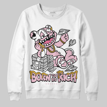 Jordan 5 OG “35th Anniversary” DopeSkill Sweatshirt Born To Be Rich Graphic Streetwear - White