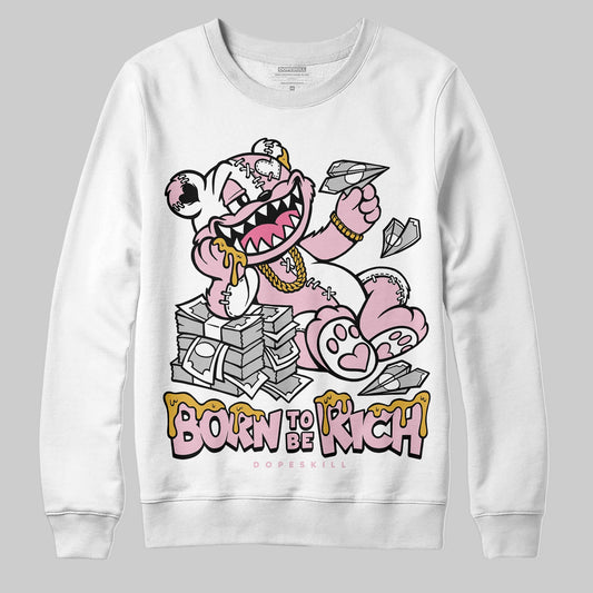 Jordan 5 OG “35th Anniversary” DopeSkill Sweatshirt Born To Be Rich Graphic Streetwear - White