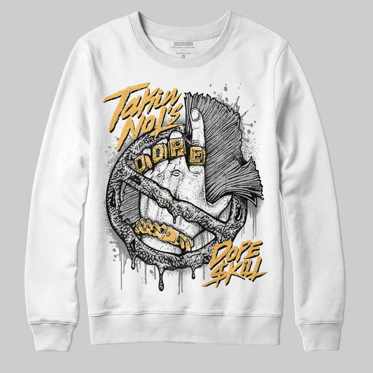 Jordan 3 “Off Noir” DopeSkill Sweatshirt Takin No L's Graphic Streetwear - White