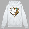 Jordan 13 Wheat 2023 DopeSkill Hoodie Sweatshirt Heart Jordan 13 Graphic Streetwear - White 