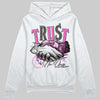 Jordan 4 GS “Hyper Violet” DopeSkill Hoodie Sweatshirt Trust No One Graphic Streetwear - White