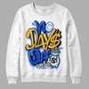 Royal Blue Sneakers DopeSkill Sweatshirt No Days Off Graphic Streetwear - White