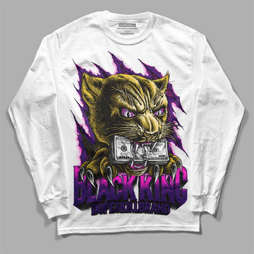 Jordan 12 “Field Purple” DopeSkill Long Sleeve T-Shirt Black King Graphic Streetwear - White