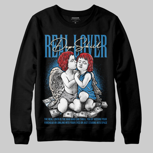 Jordan 3 Retro OG Rare Air DopeSkill Sweatshirt Real Lover Graphic Streetwear - Black